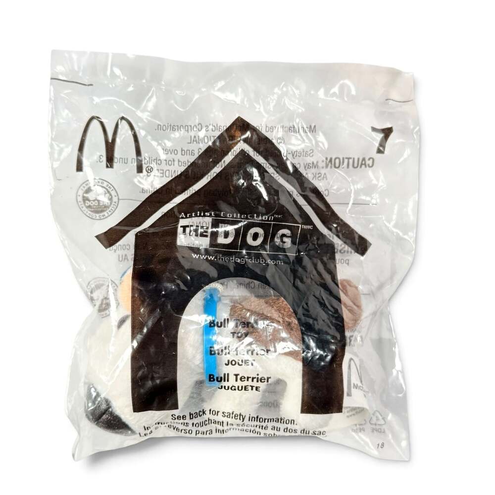 Mcdonald's The Dog Artlist Collection Bull Terrier Toy #7